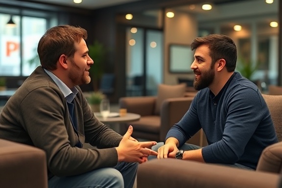 dynamic compliance learning, interested expression, role-playing scenarios, photorealistic, breakout space with couches, highly detailed, animated discussions, telephoto lens, vibrant colors, ambient lighting, shot with a Panasonic Lumix S1R